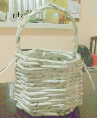 Aprende a hacer un canasto de papel - Imagenes