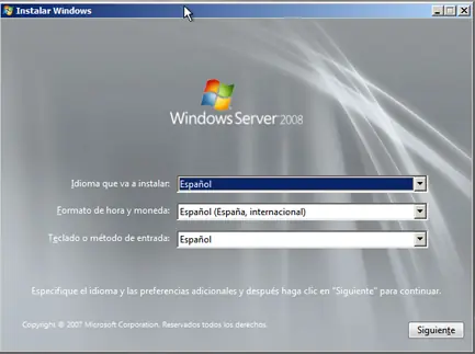 Especial servidores: Instala Windows Server 2008 (completa)