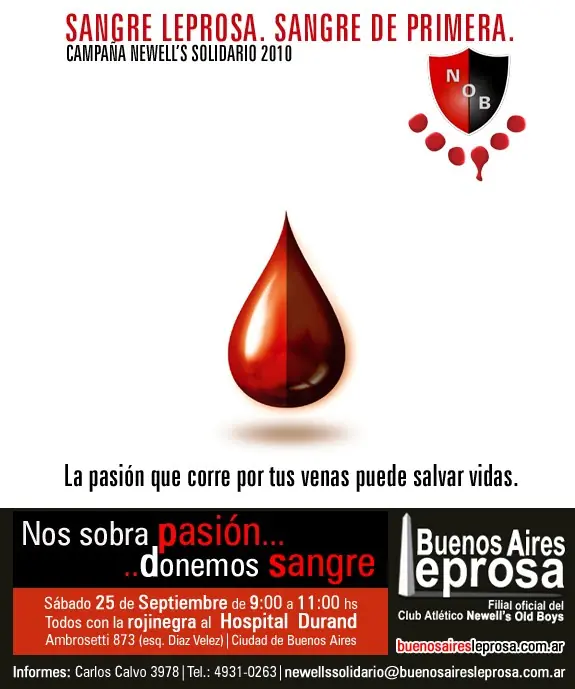 Campaña de donación de sangre