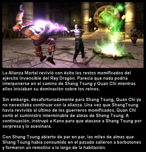 Historia de Mortal Kombat Deception