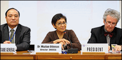 Elegida lider mundial ante alienigenas