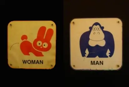 Los mejores carteles de baños públicos