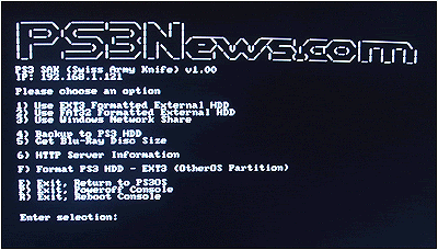 Playstation 3 Swiss Army Knife (lo mas cerca del hack)