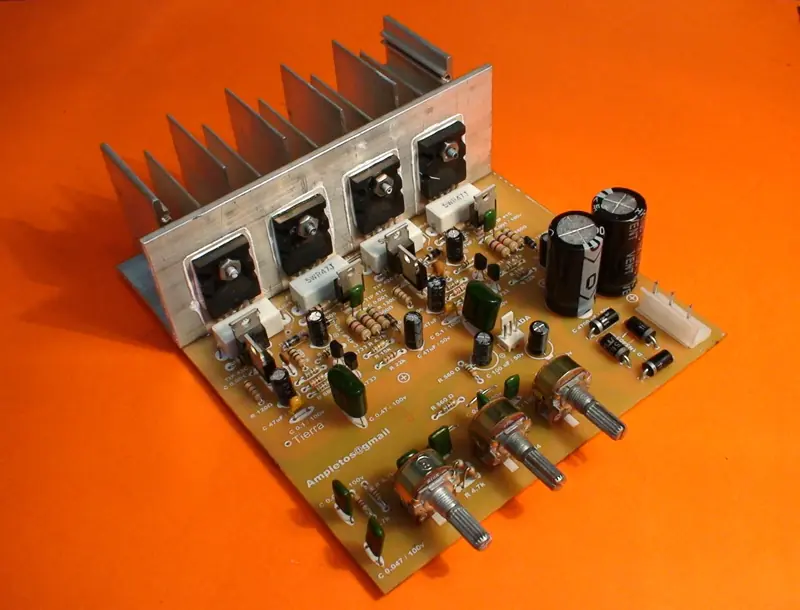 como hacer amplificador de 200w
