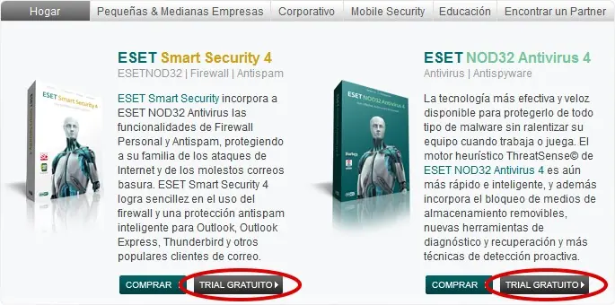 Obtener tu propia serie para el Nod32
