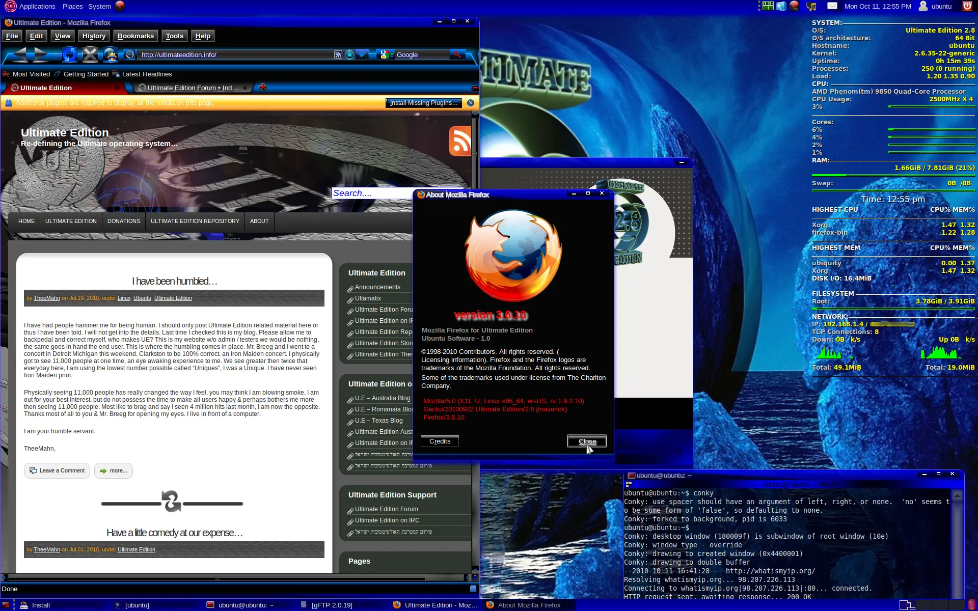 Ultimate Ubuntu 2.8 salida del horno