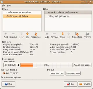 DeVeDe 3.14.0