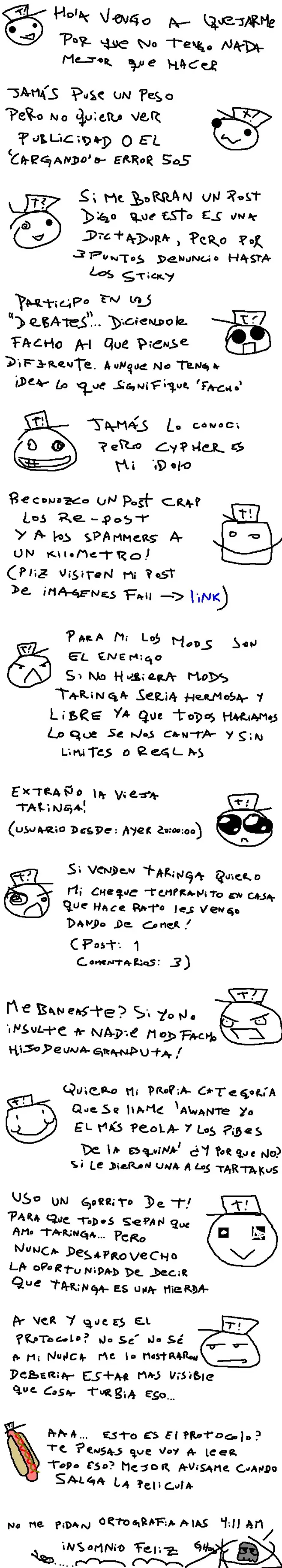 Cosas que hacen de algunos Taringueros