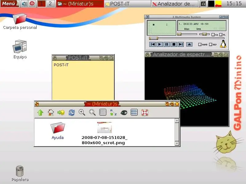 ¿Equipos con pocos recursos? > GALPon MiniNo - GNU/Linux