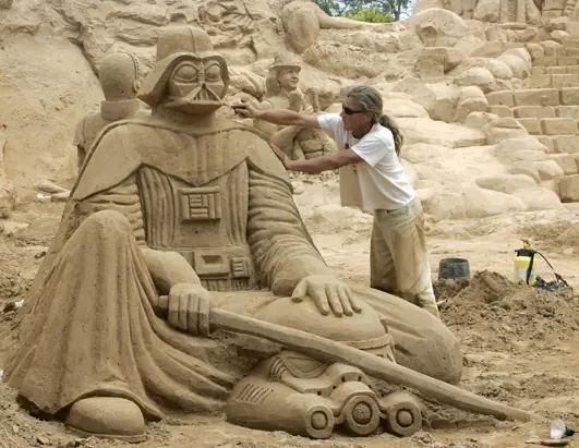 Arte con arena