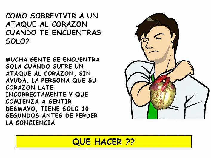 Como Sobrevivir a Un paro cardiaco Cuando Estas Solo...