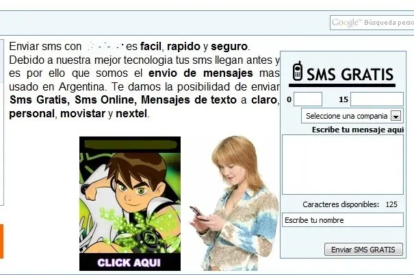 Enviar sms gratis en argentina