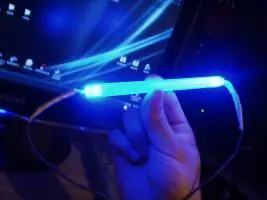 luz de neon casero...( solo con una birome y 2 leds)