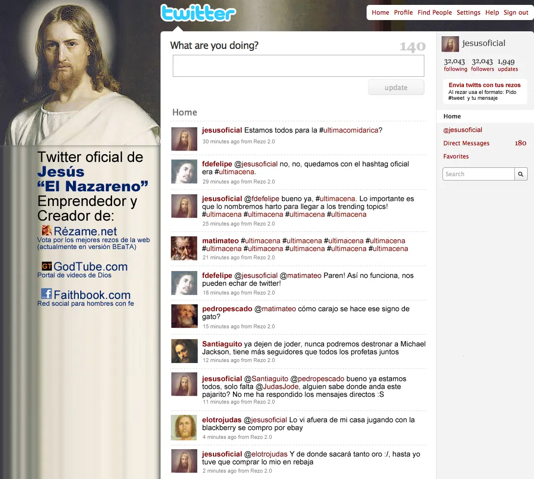 Humor Ateo El Twitter De Jesus