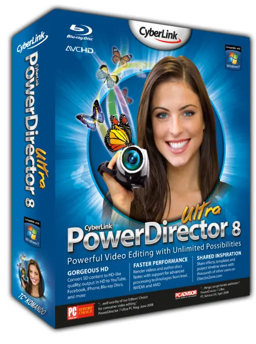 Cyberlink PowerDirector 8 SERIAL