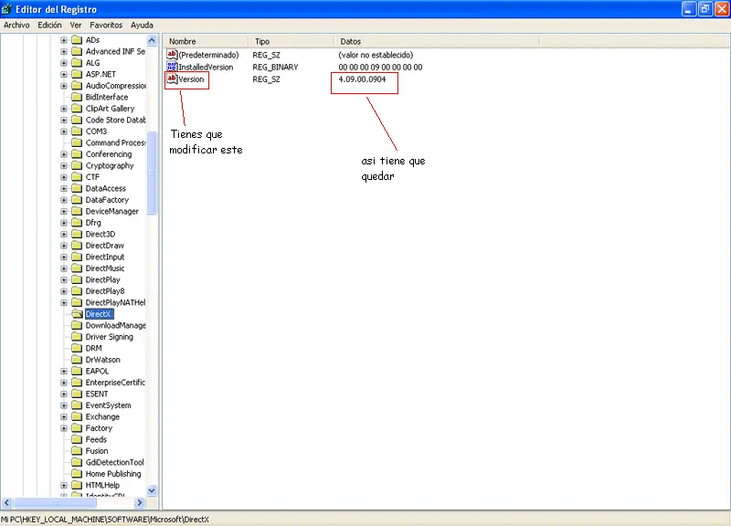 Como Quitar DirectX 10 En Windows Xp