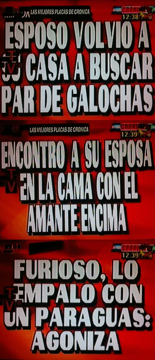 Cronica TV No podía ser otro, sino Cronica TV - 2ª Parte