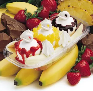 receta de banana split!!!