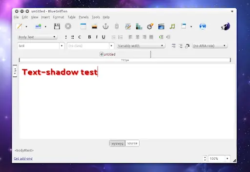 Nuevo editor Wysiwyg que soporta CSS3 y HTML5