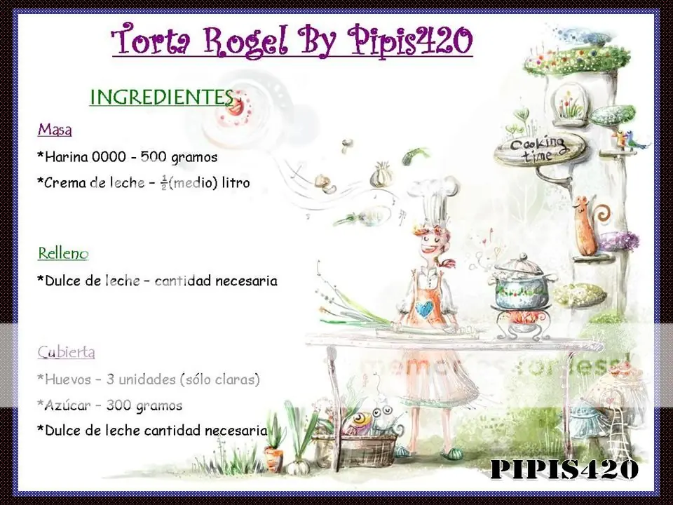 Torta Rogel - Foto-Receta