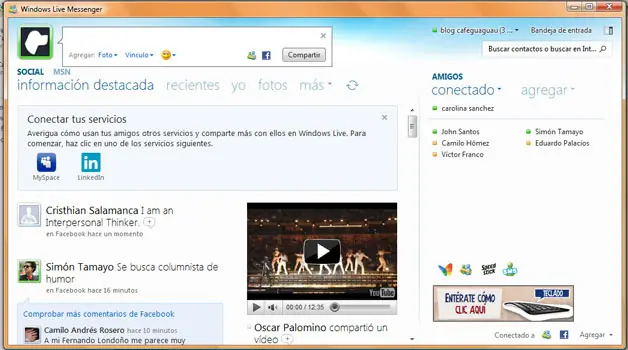 Facebook desde Messenger nos hace mas sociales...