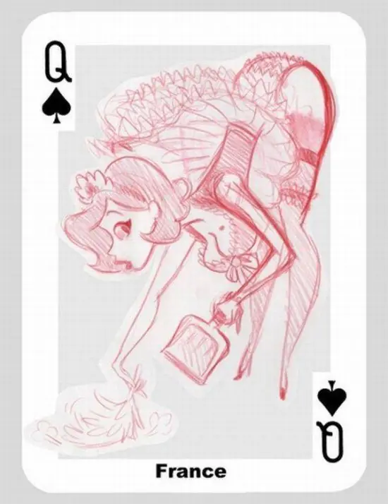 Te parece si jugamos con ellas? Reina de corazon