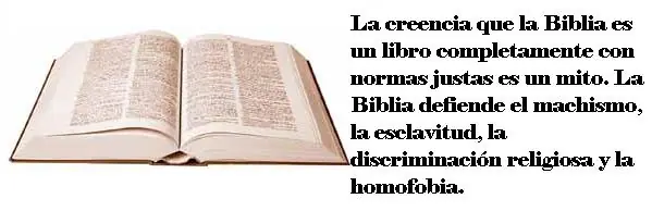 La Biblia y su incitacion al racismo