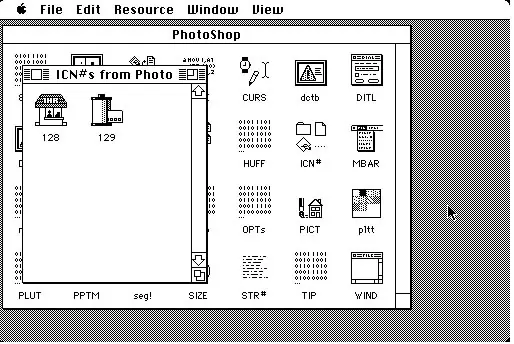 El primer icono y Los Spalshes de Photoshop...