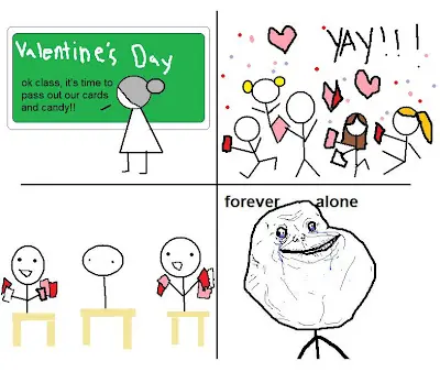 Para vos forever alone.