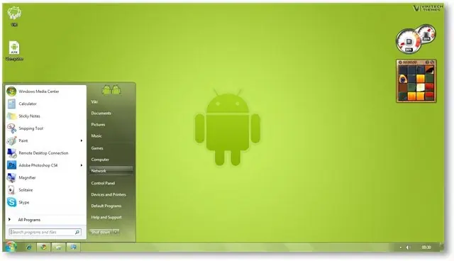Tema Android para Windows 7