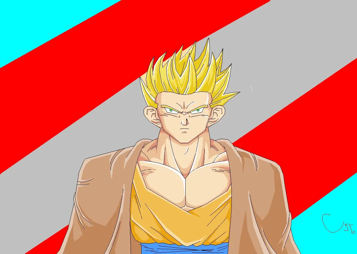 un dibujo in stilo dbz made in paint!!!!!