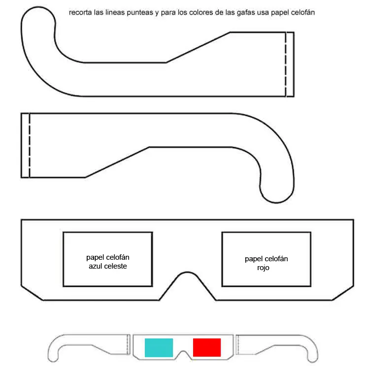 Como hacer gafas 3D en casa