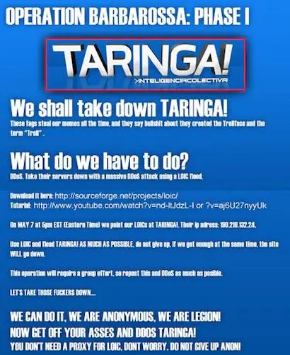 Taringa! vs. 4Chan