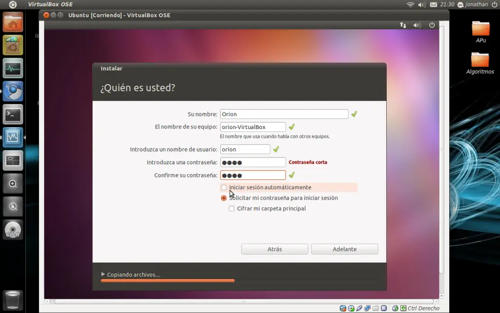 instalacion