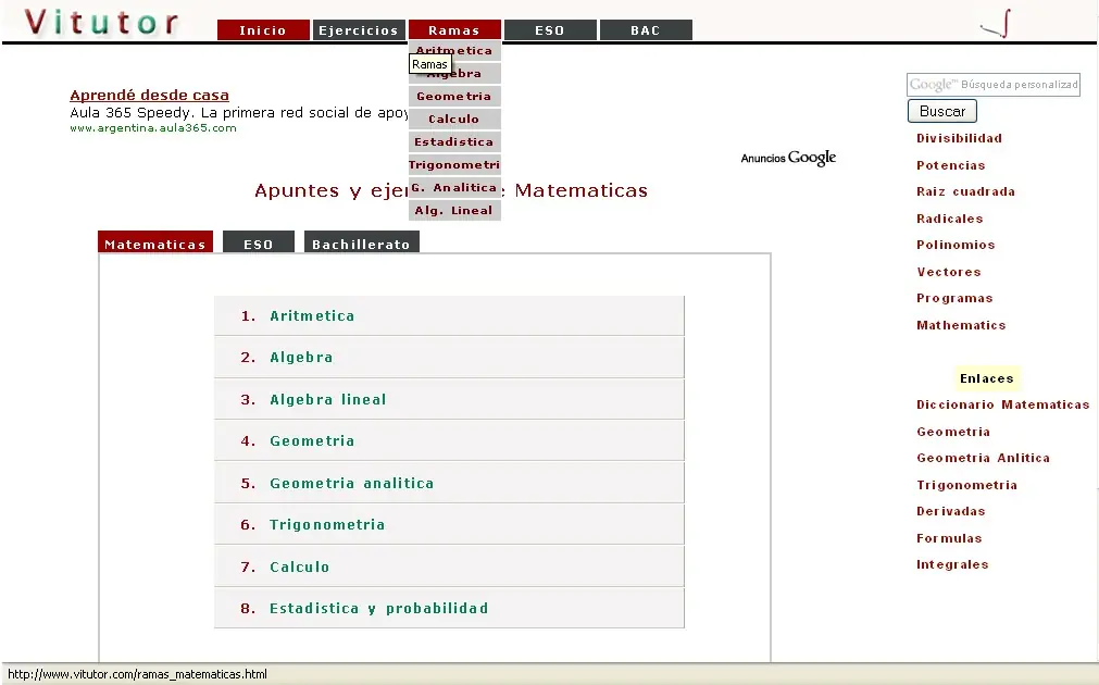 matematicas pagina de ayuda para el estudio