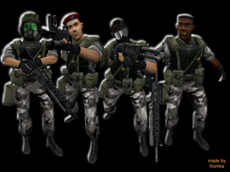 Dibujando el Soldado de Half-Life