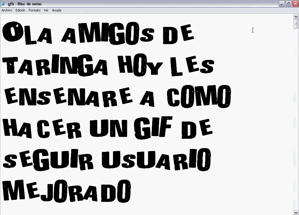 Como hacer gif de seguir usuario mejorado(sin programas)