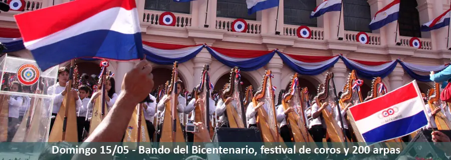 Inicio de los Festejos del Bicentenario Paraguay