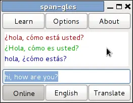 Span-Gles 2.0 – Traductor inglés/español español/inglé