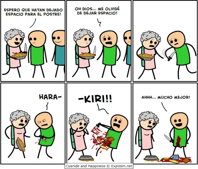 Cómic de Cyanide y Happiness