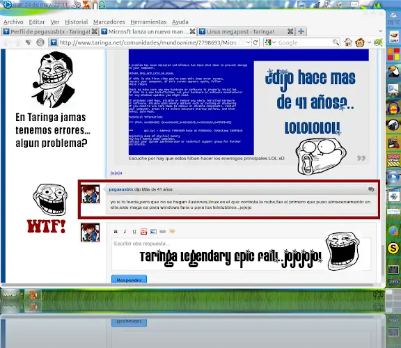 Taringa ha existido desde tiempos remotos!.....vean esto!