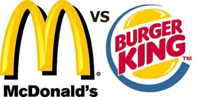 Ronald McDonalds vs Burger King