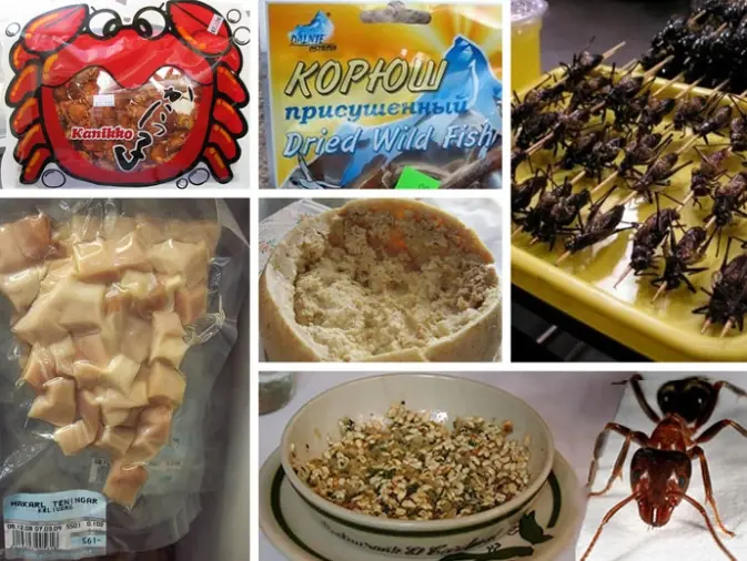 Los 8 Snacks mas Bizarros del mundo