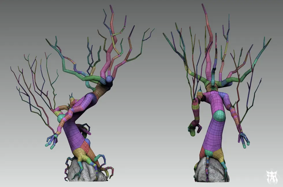 Ent, criatura del bosque en 3D - Zbrush