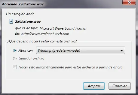 sonido