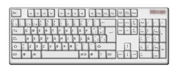 Teclados de distindtos paises y teclados graciosos