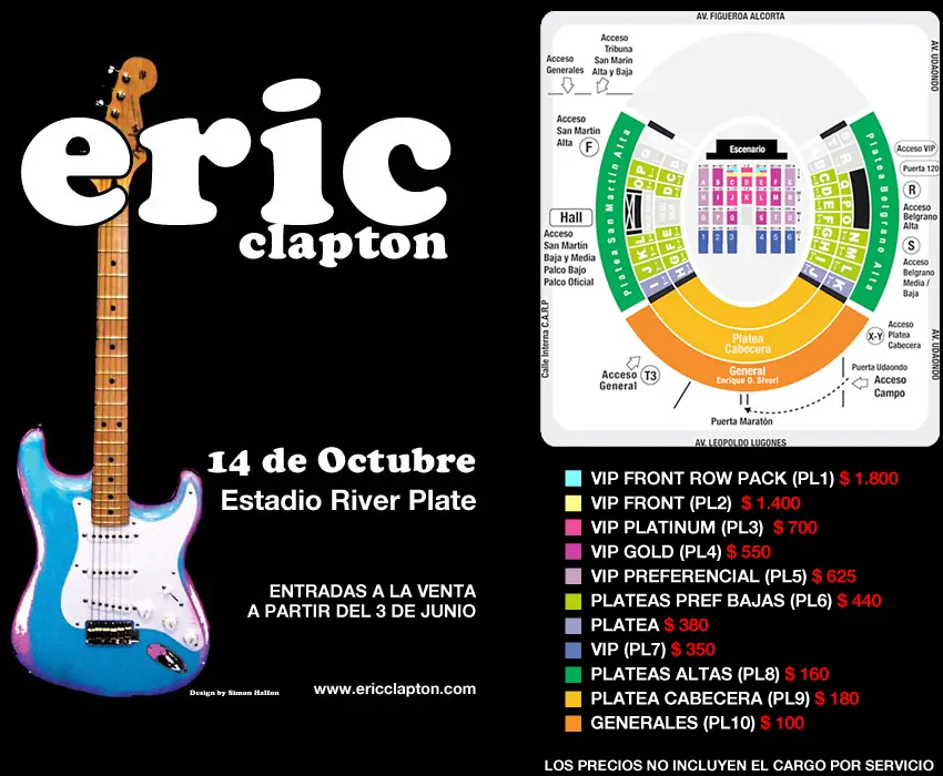Eric Clapton en Argentina (Octubre 2011)