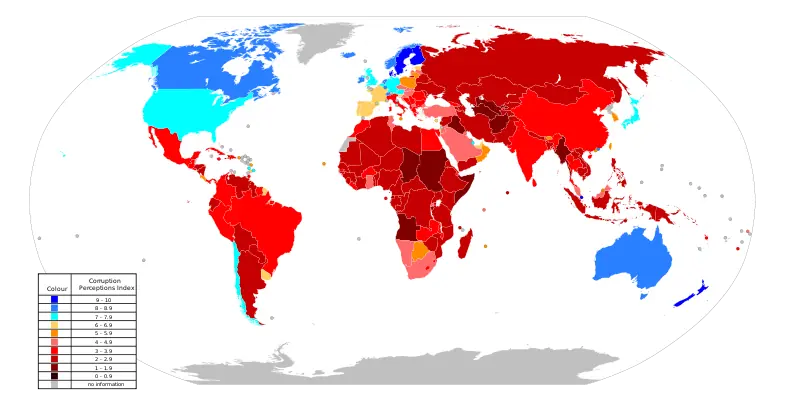 Ranking Corrupcion Mundial