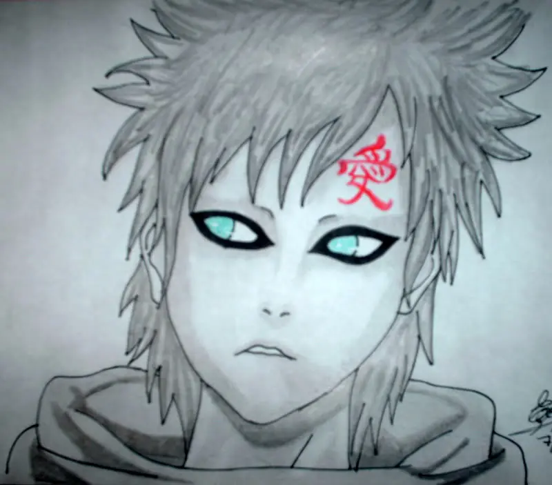 Mi dibujo de Gaara