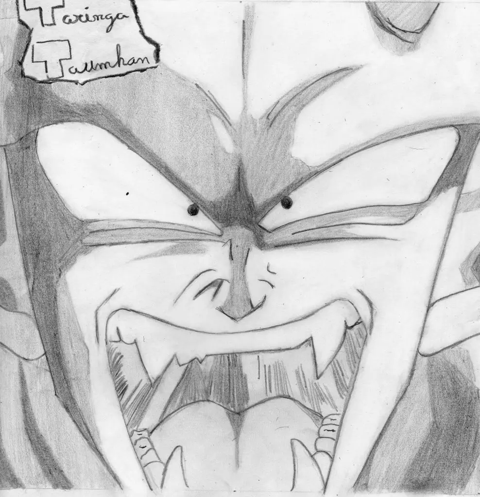 mis viejos dibujos de dbz